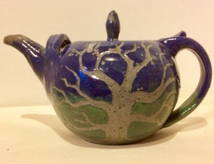 Susan Minyard pottery at Sweetwater Pottery Grove Teapot dishwasher safe and lead-free