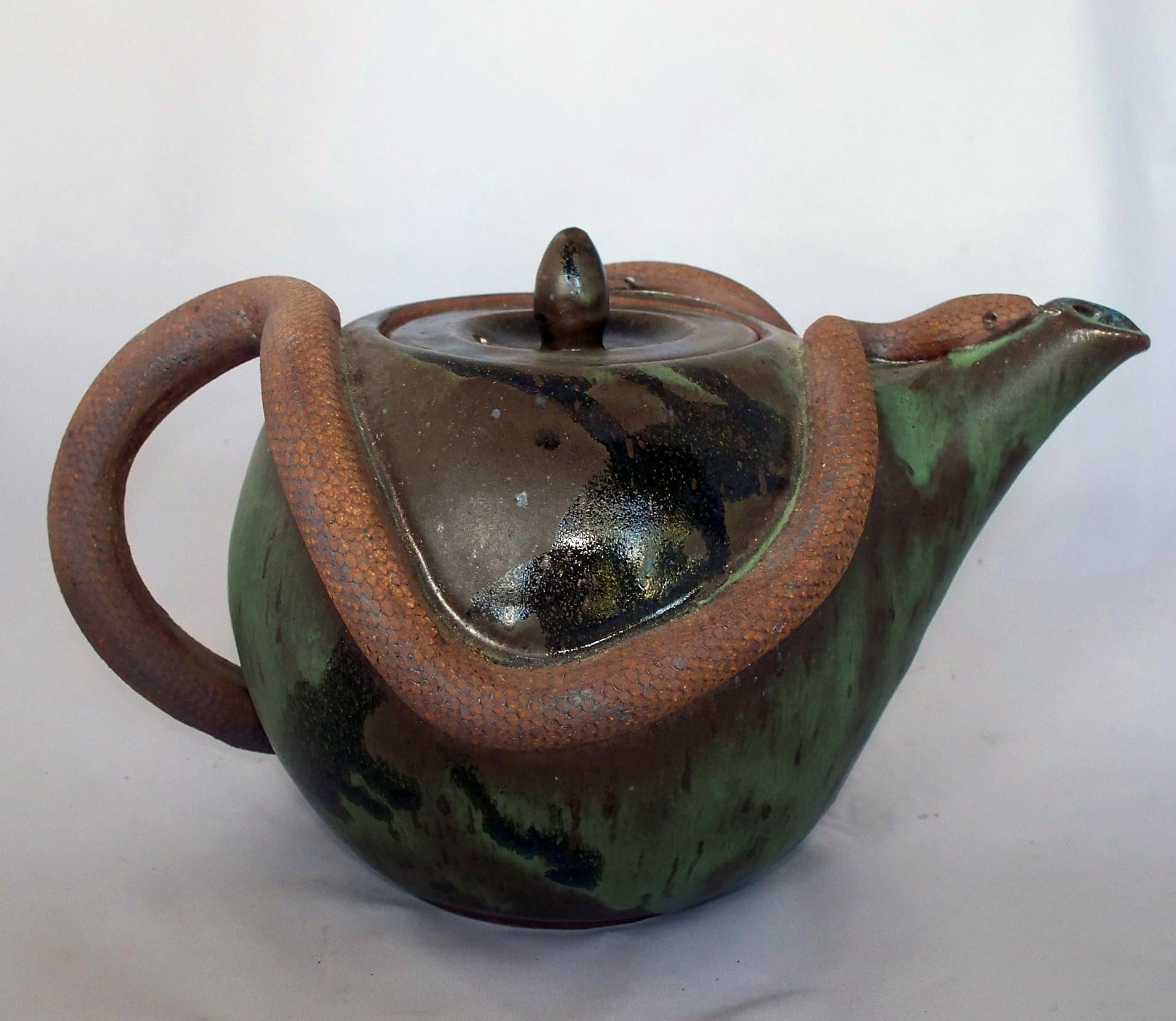 Snake Handthrown Stoneware Teapot | Sweetwater Pottery